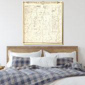 Toile T19S R21E Tulare Comté Plan de section (Insitu(Chambre))