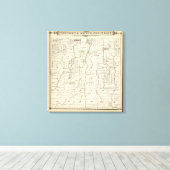 Toile T19S R21E Tulare Comté Plan de section (Insitu (Plancher de Bois))