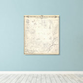 Toile T21S R28E Tulare Comté Plan de section (Insitu (Plancher de Bois))