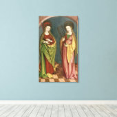 Toile T32982 St. Margaret d'Antioche et St. Faith, c.15 (Insitu (Plancher de Bois))