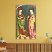 Toile T32982 St. Margaret d'Antioche et St. Faith, c.15 (Insitu(Salon))