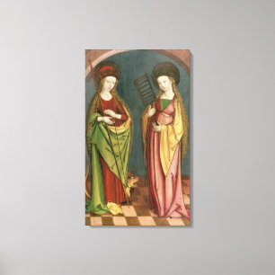 Toile T32982 St. Margaret d'Antioche et St. Faith, c.15