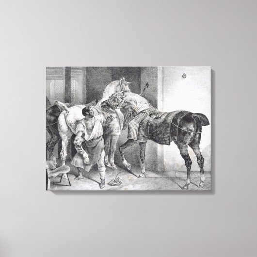 Toile T34894 The English Farrier, 1822 (litho) (Recto)