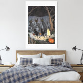 Toile T-shirt chat noir (Insitu(Chambre))