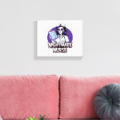 Toile T-shirt classique de l'infirmière de nuit d'Hallow (Insitu(Salon))