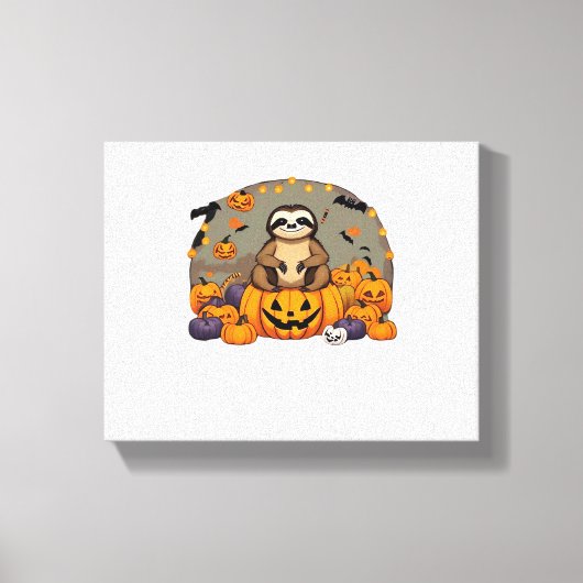 Toile T-shirt classique de Sloth-o-ween (Recto)