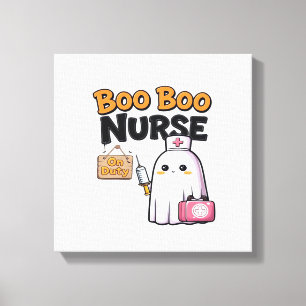 Toile T-shirt classique Infirmière de garde pour Bobo