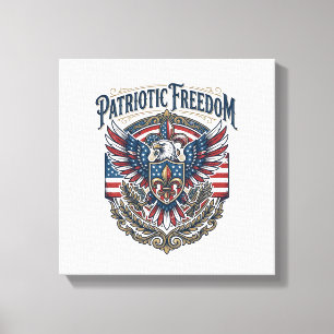 Toile T-Shirt Graphique Vectoriel Fierté Cajun Patriotiq