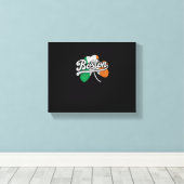 Toile T-shirt irlandais de Boston (Insitu (Plancher de Bois))