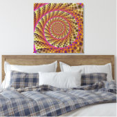 Toile Tabac à spirale léopard (Insitu(Chambre))