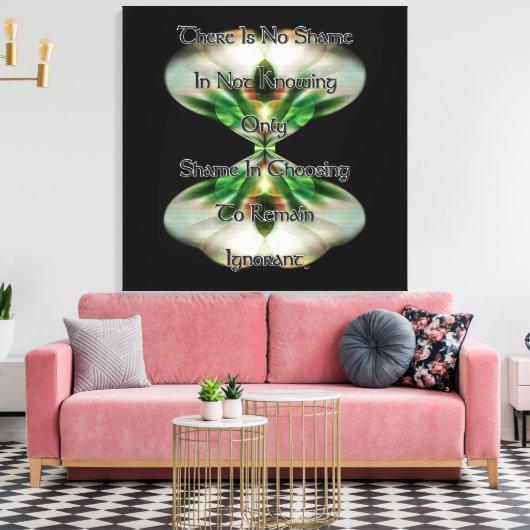Toile Tabac de honte et d'ignorance Imprimer (Insitu(Salon))
