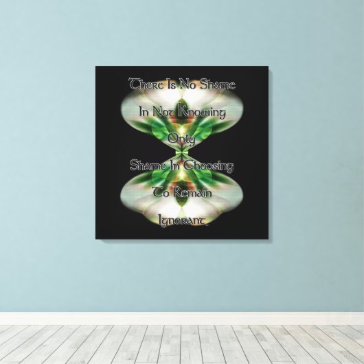 Toile Tabac de honte et d'ignorance Imprimer (Insitu (Plancher de Bois))