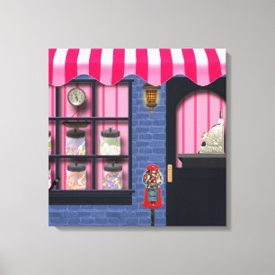 Toile Tabac de la Boutique de bonbons