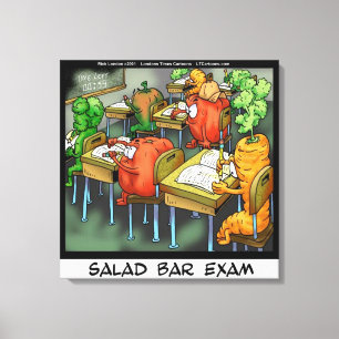 Toile Tabac d'examen de barre de salade amusant Imprimer