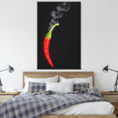 Toile Tabac rouge Chaud Chili Pepper Canvas (Insitu(Chambre))
