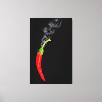 Tabac rouge Chaud Chili Pepper Canvas