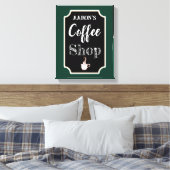 Toile Tabac vert personnalisé Boutique d'art Imprimer (Insitu(Chambre))