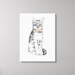Toile Tabby Cat 3