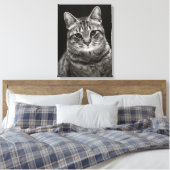 Toile Tabby noir Kitten (Insitu(Chambre))