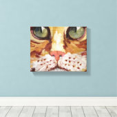 Toile Tabby orange - Tabby - Tableaux de détails Imprime (Insitu (Plancher de Bois))