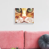 Toile Tabby orange - Tabby - Tableaux de détails Imprime (Insitu(Salon))