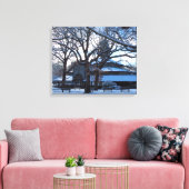 Toile Tabernacle Morning After Snow - Martha's Vineyard (Insitu(Salon))