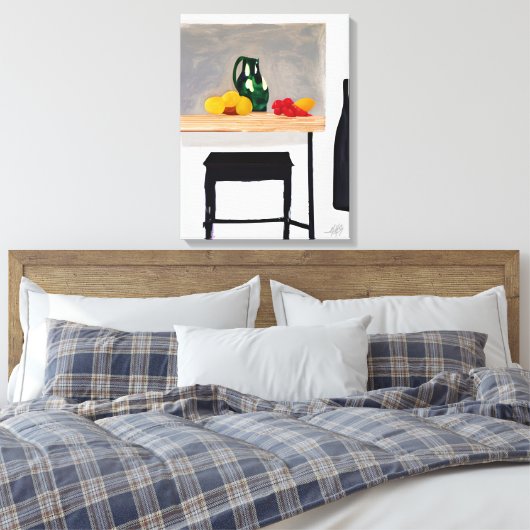 Toile Table et outil d'abstraction moderne avec une vie  (Insitu(Chambre))