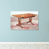 Toile Table sofa avec pieds de harpe par Thomas (Insitu (Plancher de Bois))