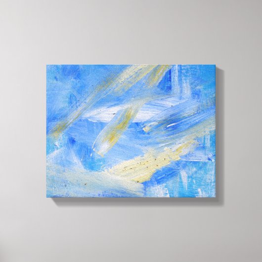 Toile Tableau Abstrait 51 "Bliss (Recto)