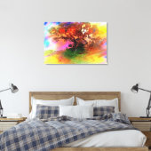 Toile Tableau Abstrait Arbre (Insitu(Chambre))