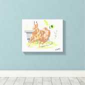 Toile Tableau : Bandit (Insitu (Plancher de Bois))