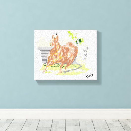 Toile Tableau : Bandit (Insitu (Plancher de Bois))