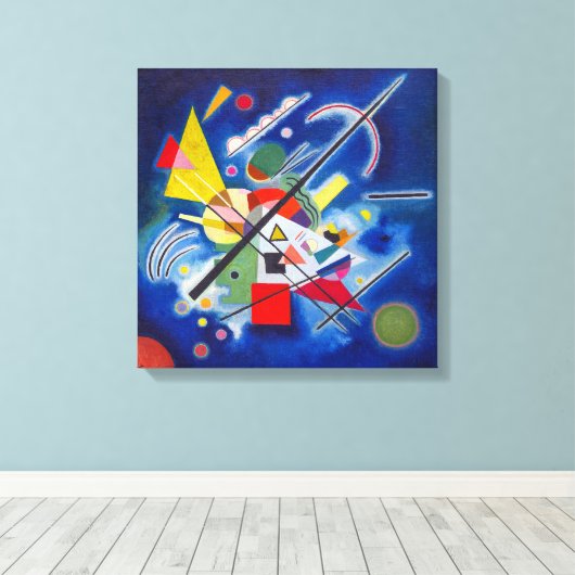 Toile Tableau bleu | Wassily Kandinsky | (Insitu (Plancher de Bois))