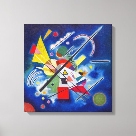 Toile Tableau bleu | Wassily Kandinsky | (Recto)