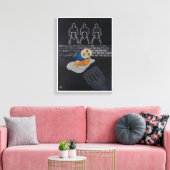 Toile Tableau Broken Then Fried par Alfred Fox (Insitu(Salon))