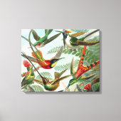 Toile tableau classique de la faune des oiseaux colibris (Recto)