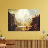 Toile Tableau d'Albert Bierstadt, Dans les montagnes 186 (Insitu(Salon))
