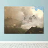 Toile Tableau d'Albert Bierstadt, Mountain Mist, 1868 (Insitu (Plancher de Bois))