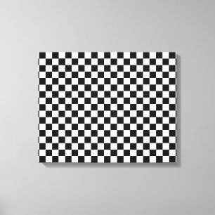 Toile Tableau de bord classique noir et blanc par STaylo