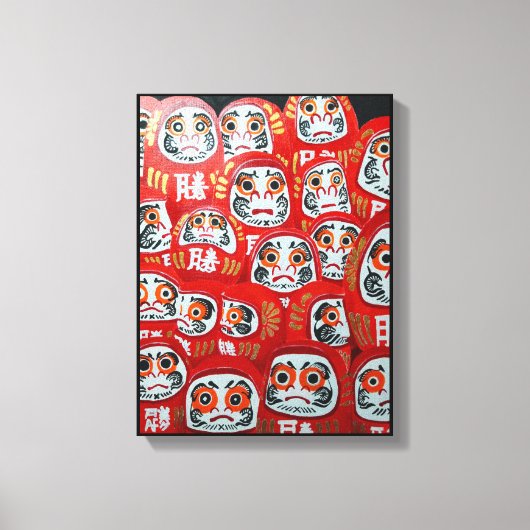 Toile Tableau de Daruma Dolls par Alfred Fox (Recto)