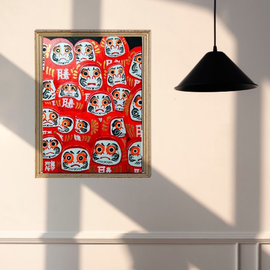 Toile Tableau de Daruma Dolls par Alfred Fox