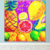 Toile Tableau De Fruits Savoureux. Commandez dès mainten (Insitu (Plancher de Bois))