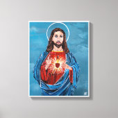 Toile Tableau de Jésus-Christ par Alfred Fox (Recto)