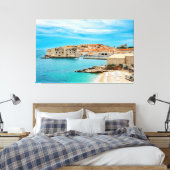 Toile Tableau de la plage de Dubrovnik (Insitu(Chambre))