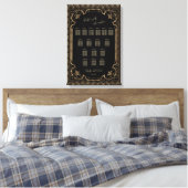 Toile Tableau de placement de mariage Glam Or Noir (Insitu(Chambre))