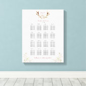 Toile Tableau de placement élégant aux fleurs blanches e (Insitu (Plancher de Bois))