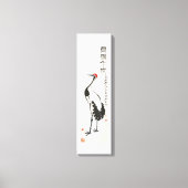 Toile Tableau de Qi Baishi sur la Chine ancienne - Grue (Recto)