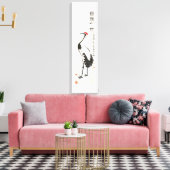 Toile Tableau de Qi Baishi sur la Chine ancienne - Grue (Insitu(Salon))