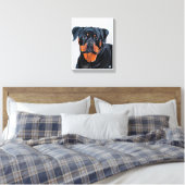 Toile Tableau de Rottweiler par Alfred Fox (Insitu(Chambre))