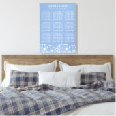 Toile Tableau de sièges bleu en poudre fleur sauvage (Insitu(Chambre))